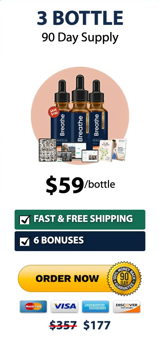 Breathe® Buy 3 Bottles
